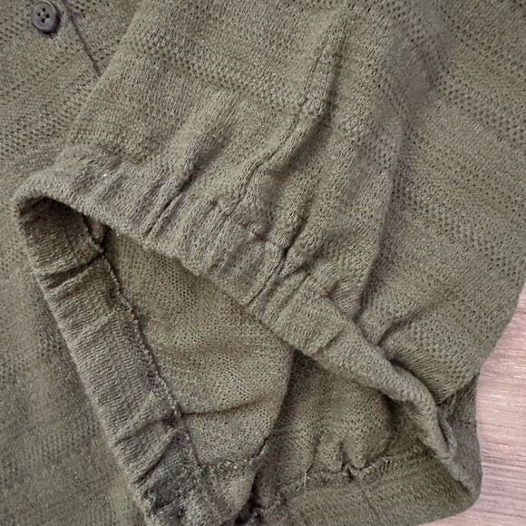 Madewell Button Down Knit Top L - Picture 7 of 8
